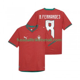 Fußballtrikots Portugal Bruno Fernandes 8 World Cup 2026 Kurzarm Heimtrikotsatz kaufen
